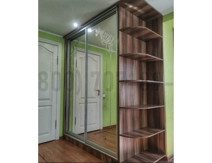 Шкаф с пескоструйным рисунком в Кашире